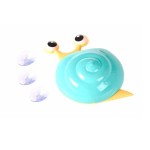 Toothbrush and toothpaste holder, snail, blue color